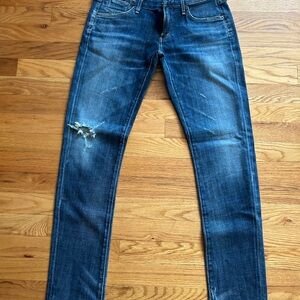 AGOLDE Nico High Rise Slim Fit Jeans in Subdued